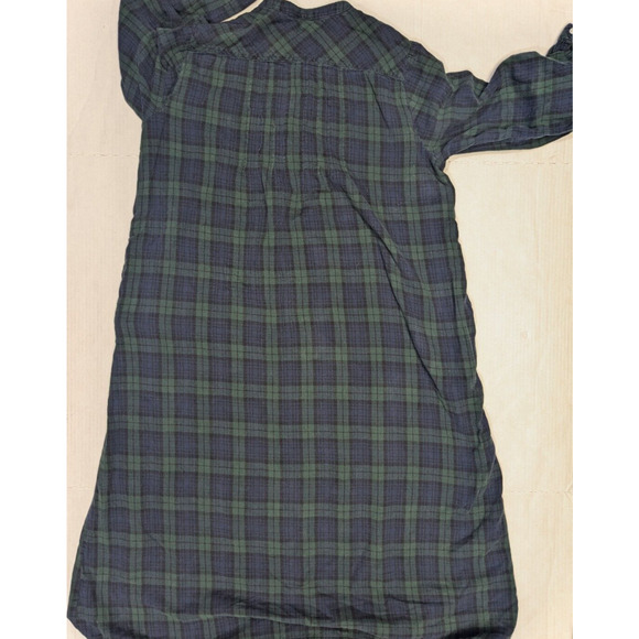 L.L. Bean Plaid Nightgown - Blue and Green - Picture 5 of 5